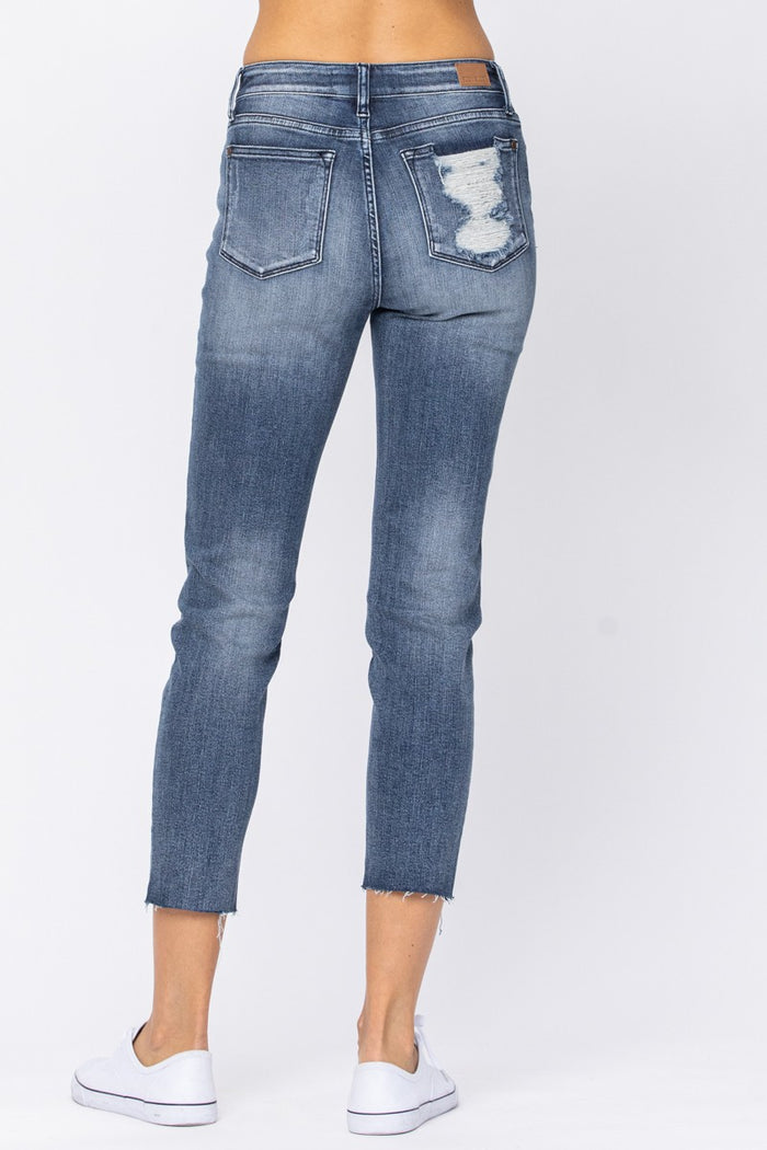 Judy Blue Relaxed Fit Capri