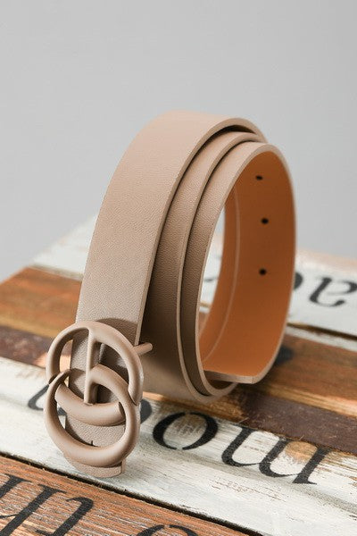 Matte Buckle Belts