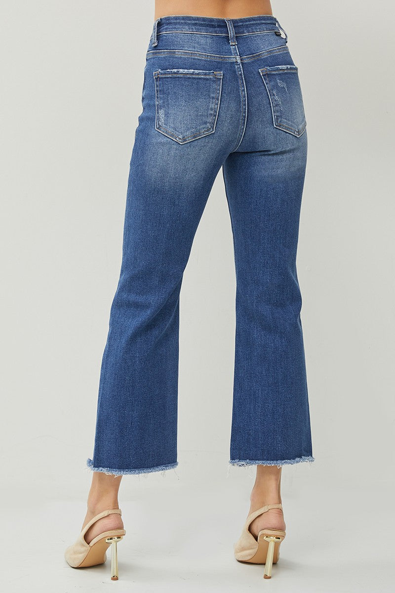 Risen Straight Leg Cropped Jean