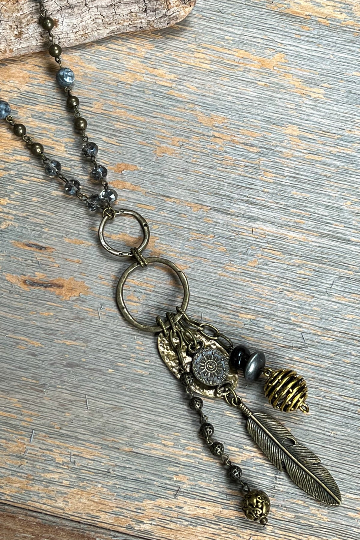 The Acacia Feather Necklace