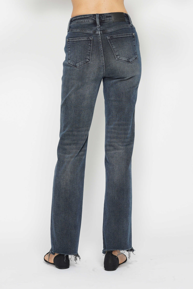 Judy Blue Button Fly Straight Leg Jean