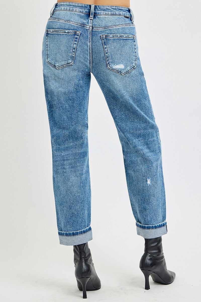 Risen Boyfriend Distressed Jean