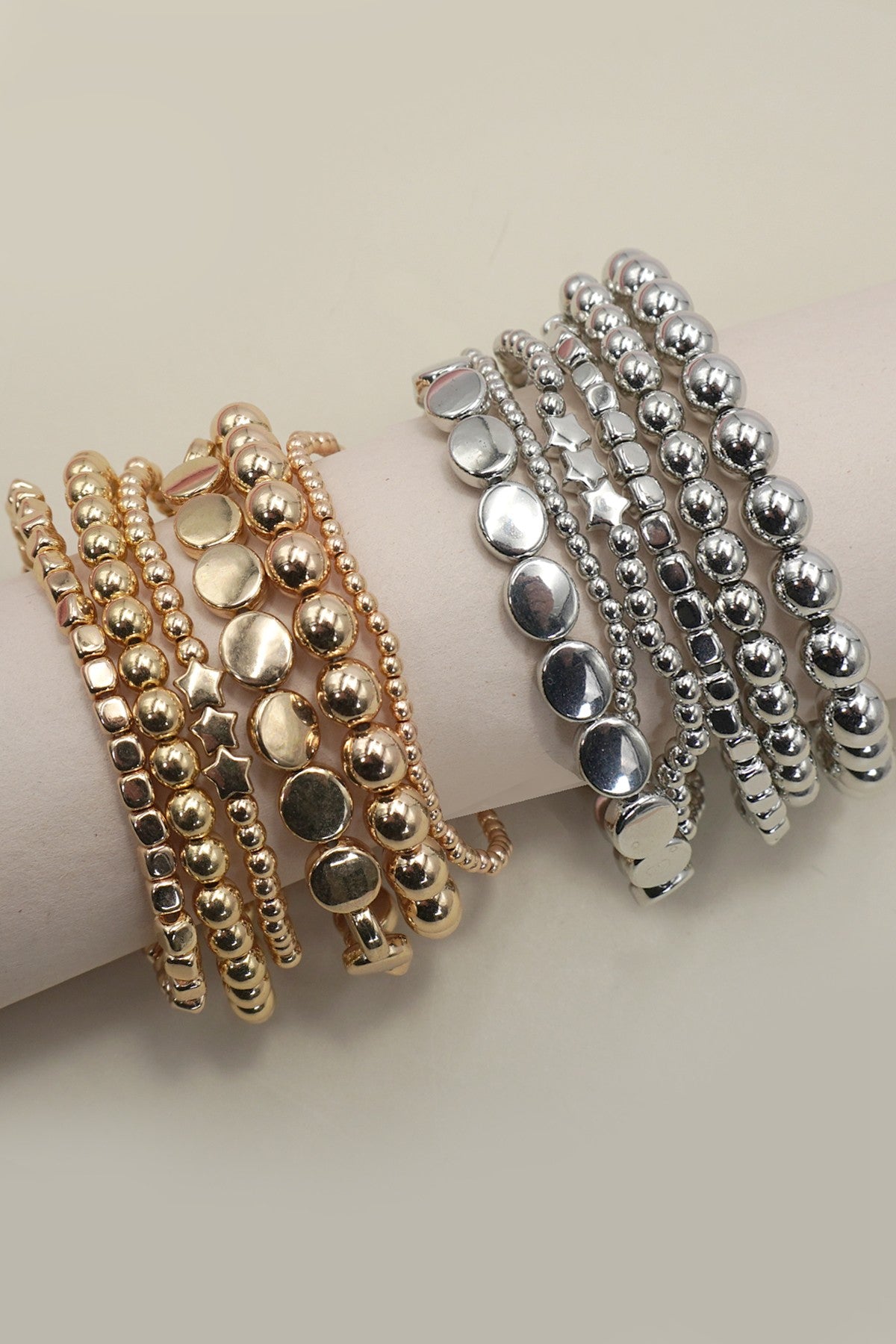 Beaded Mix Stretchable Bracelet