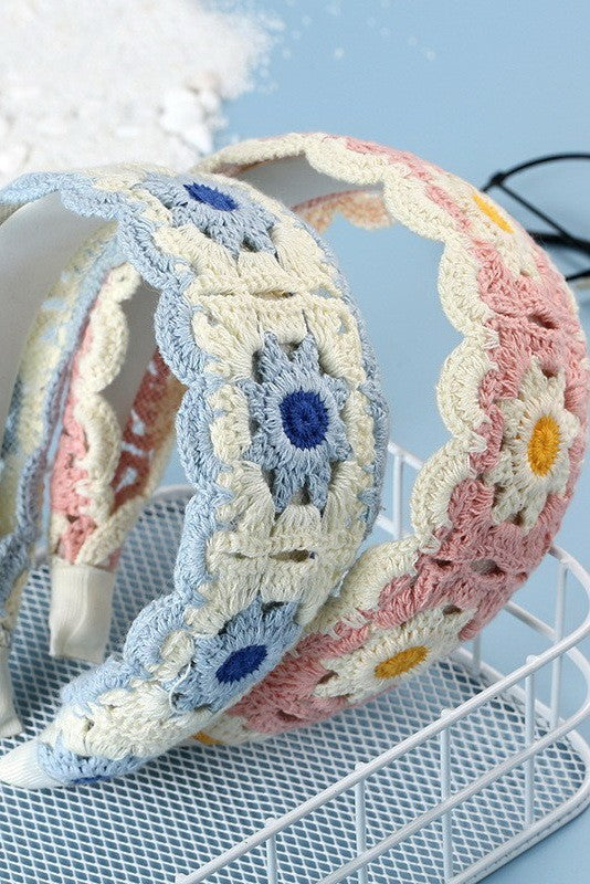 Floral Crochet Headbands