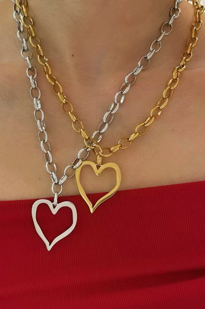 Tarnish Free Heart Necklace