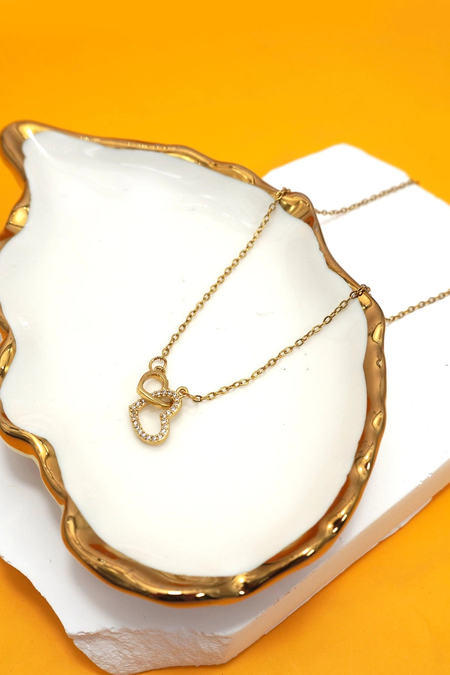 Gemini Heart Necklace