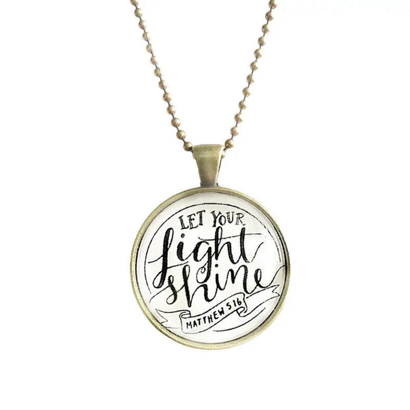 Let Your Light Shine Pendant Necklace