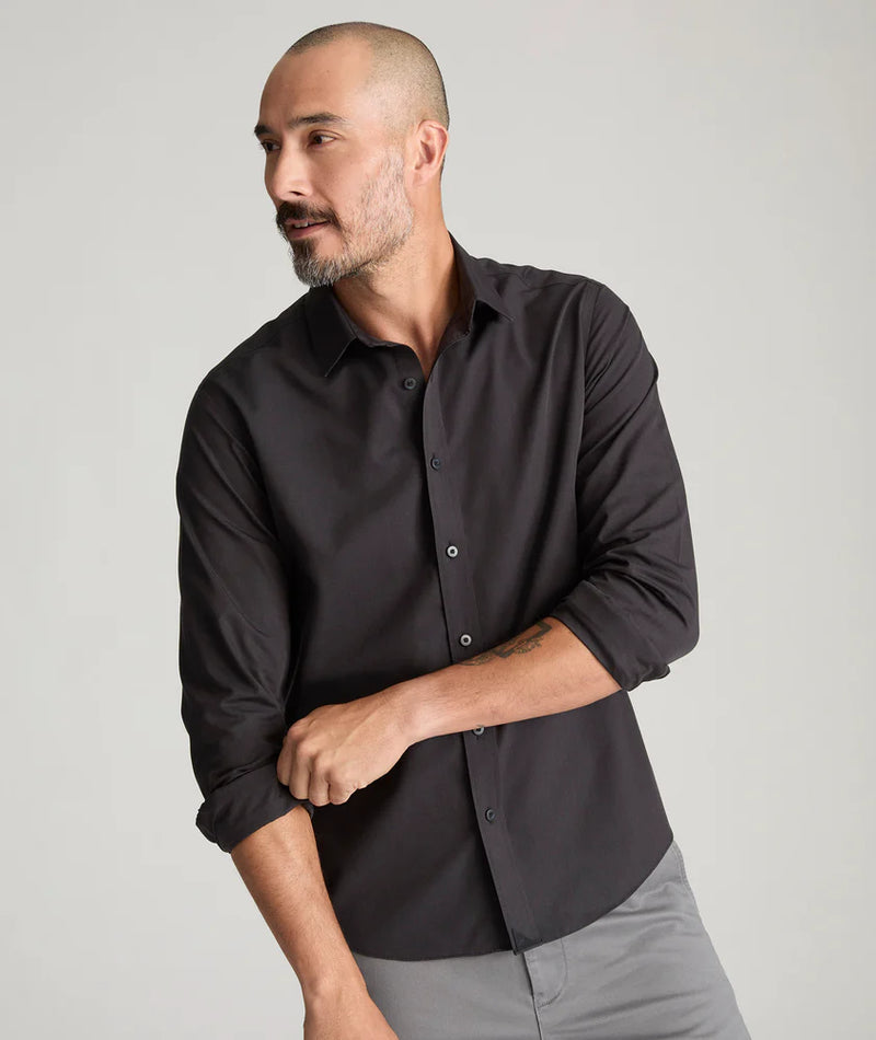 Wrinkle Free Black Stone Shirt