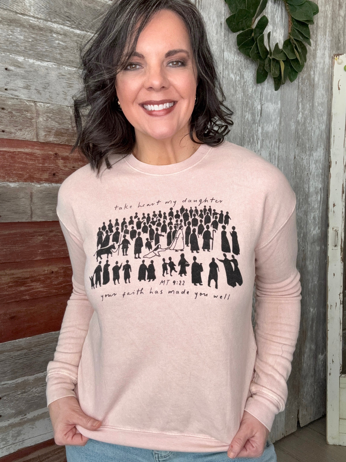 Take Heart Daughter Graphic Sweatshirt