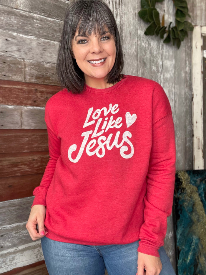 Love Like Jesus Graphic Sweatshirt