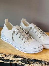 White Ava Sneaker