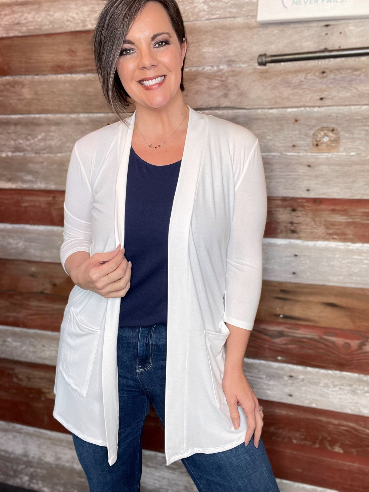 Slouchy Pocket Cardigan (Three Color Choices)