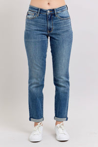 Judy Blue Non Distressed Boyfriend Jean