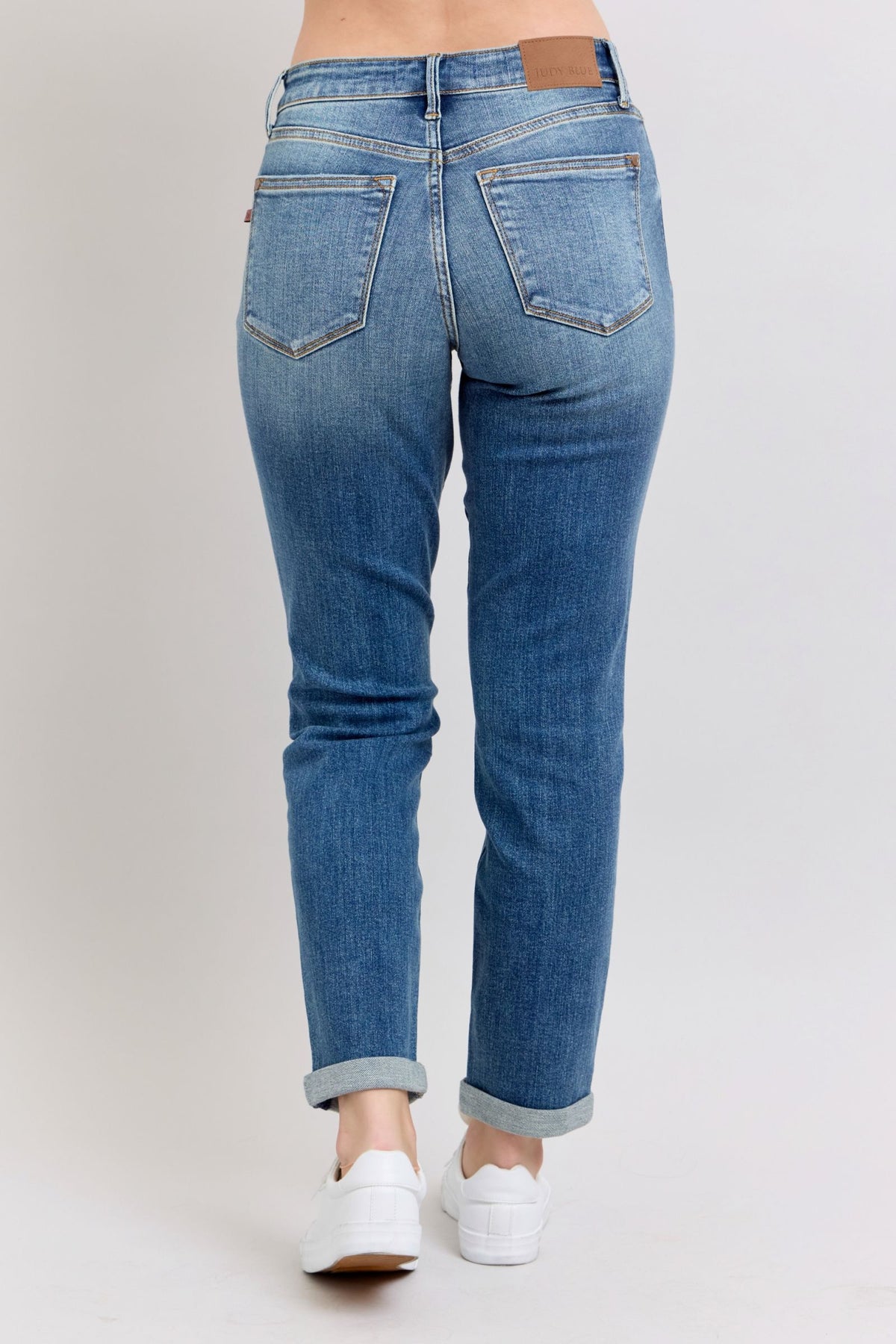 Judy Blue Non Distressed Boyfriend Jean