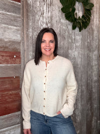 Confetti Button Down Cardigan