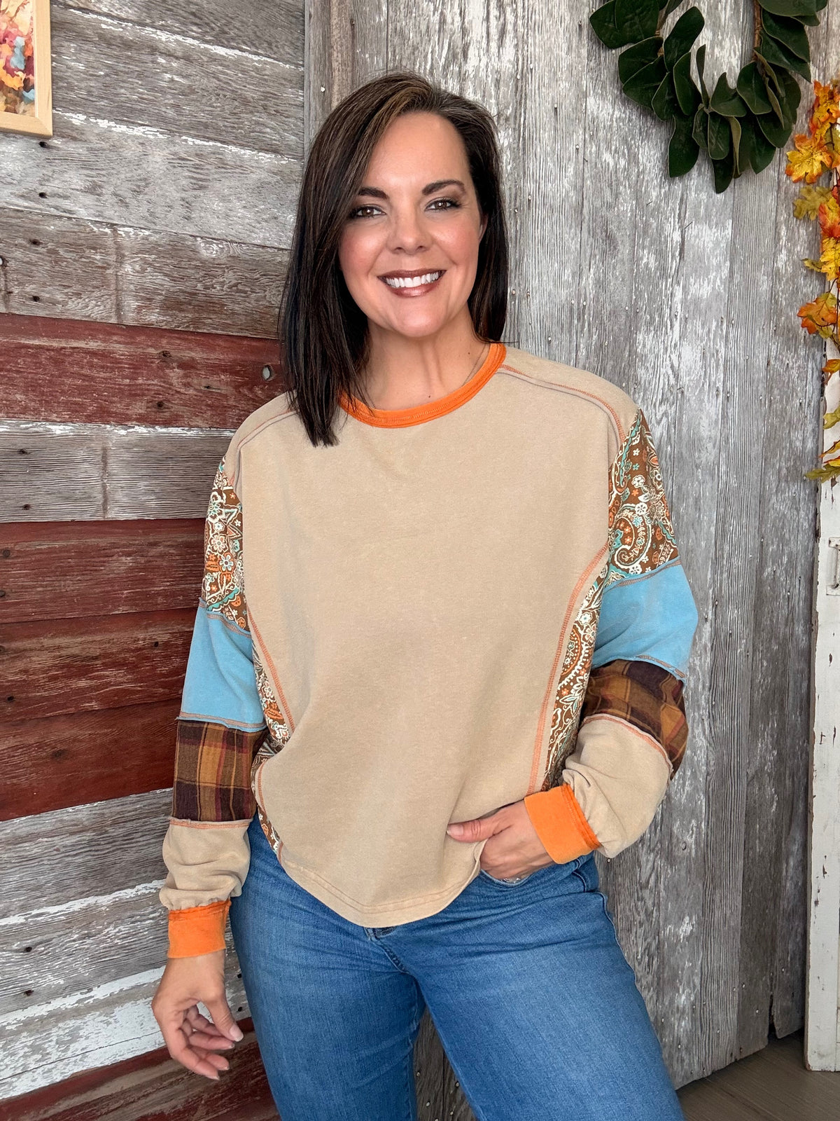 The Olivia Paisley Top