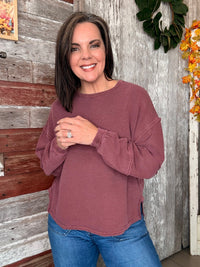 Chasing Leaves Long Sleeve Top