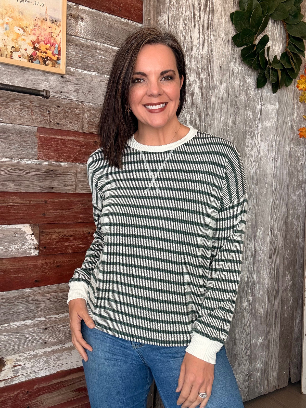 The Jullian Striped Pullover