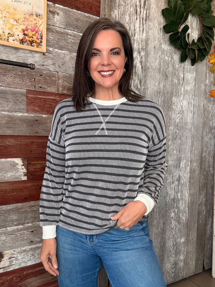 The Jullian Striped Pullover