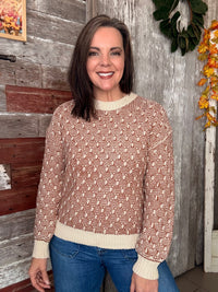 Brick Textured Sweater