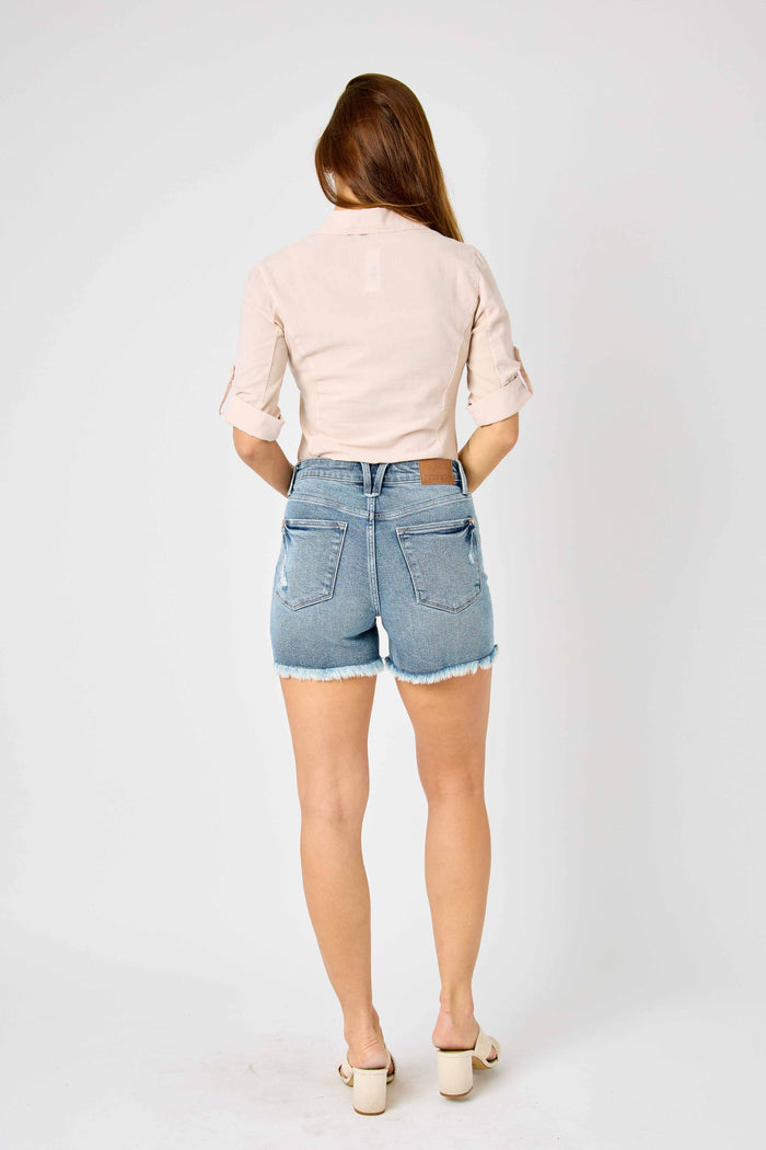 Judy Blue Button Fly Shorts