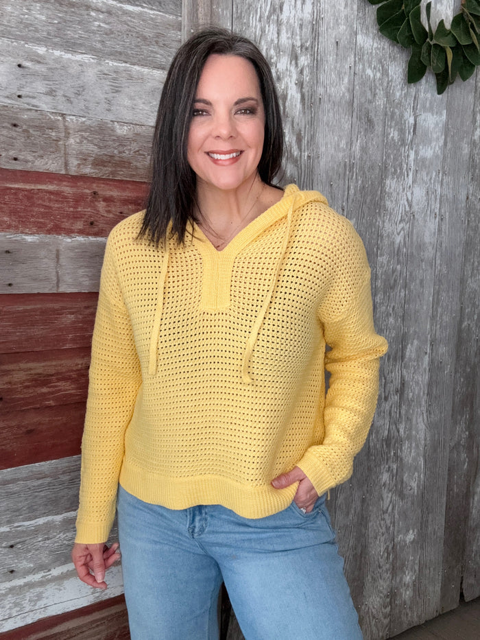 Butter V Neck Hoodie