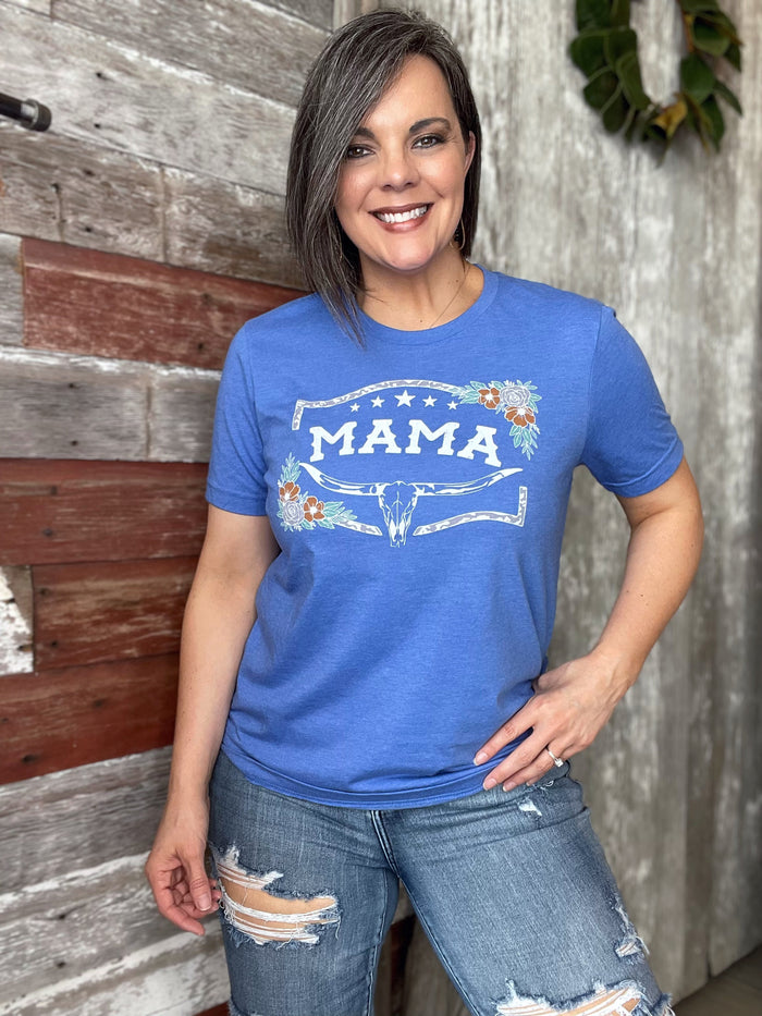 Mama Western Graphic Top