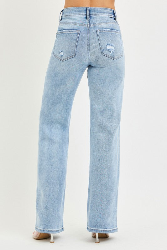 Tummy Control Light Wash Jean