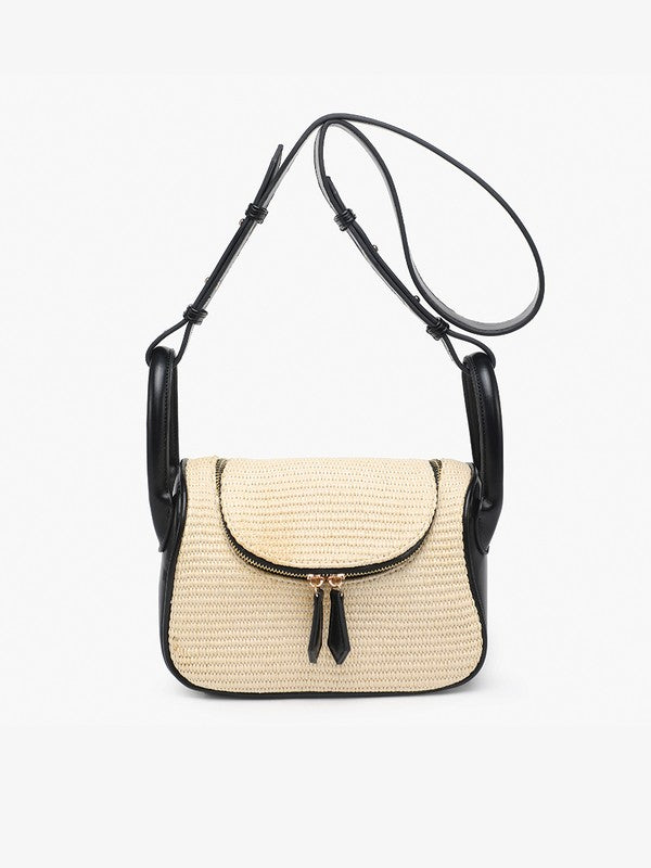 The Susan Straw Crossbody