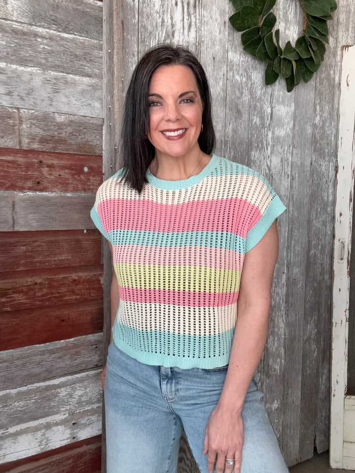 Sage Pastel Boardwalk Top