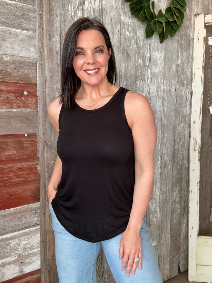 Bamboo Round Neck Tank Top RESTOCK