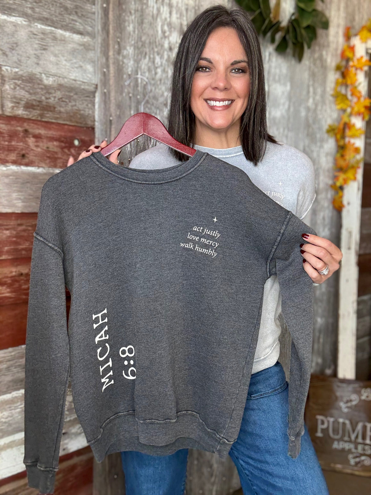 Micah 6:8 Graphic Sweatshirt