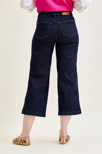 Judy Blue Braided Wide Leg Pant