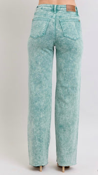 Judy Blue Sea Green Vintage Wash Jean