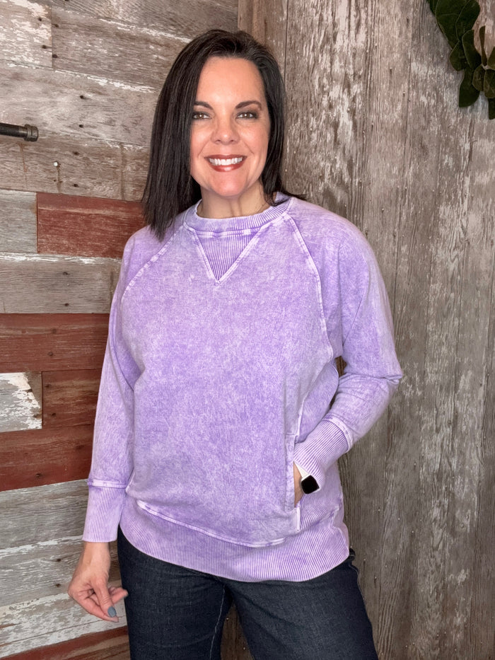 Halo Snow Washed Sweatshirt