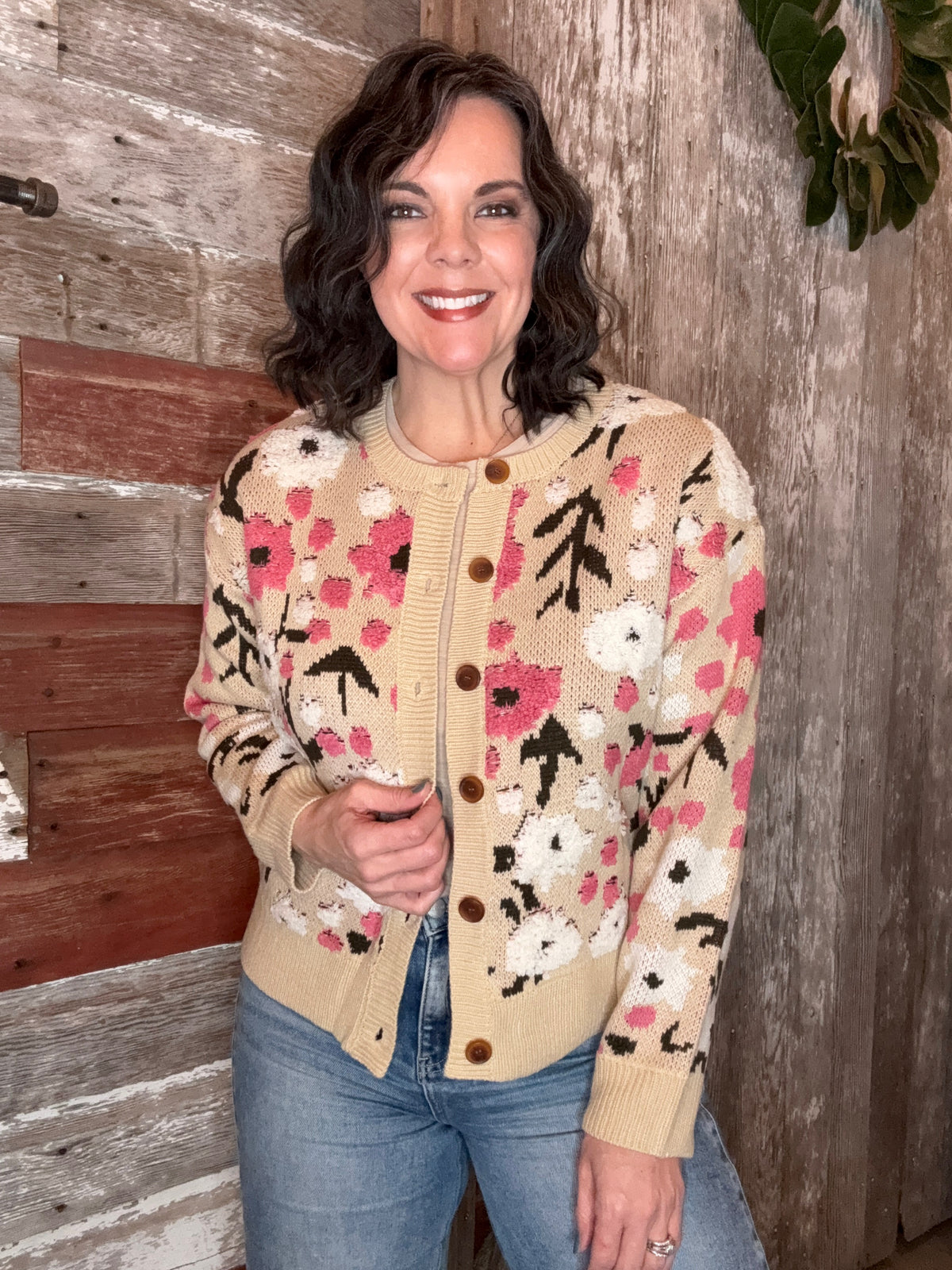 Rose Floral Cardigan