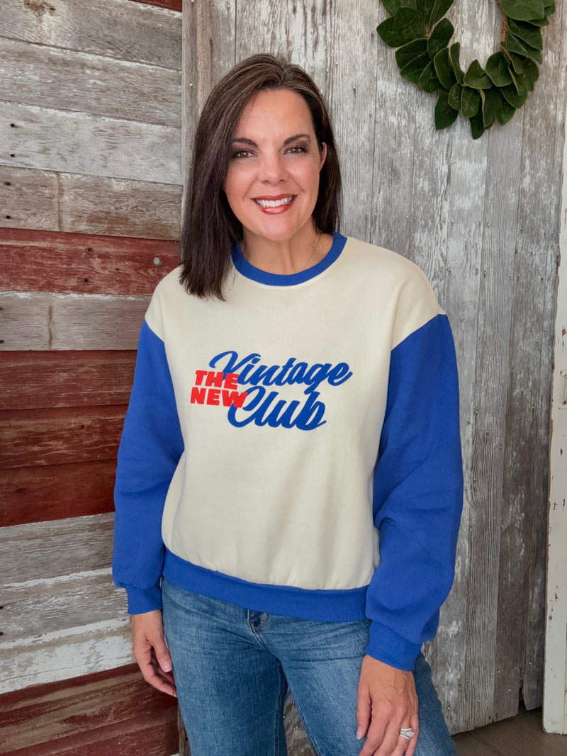 The New Vintage Club Sweatshirt