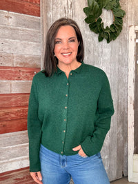 Collared Button Down Cardigan