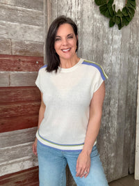 Striped Color Block Top