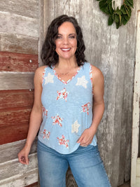 Crochet Patch Star Tank