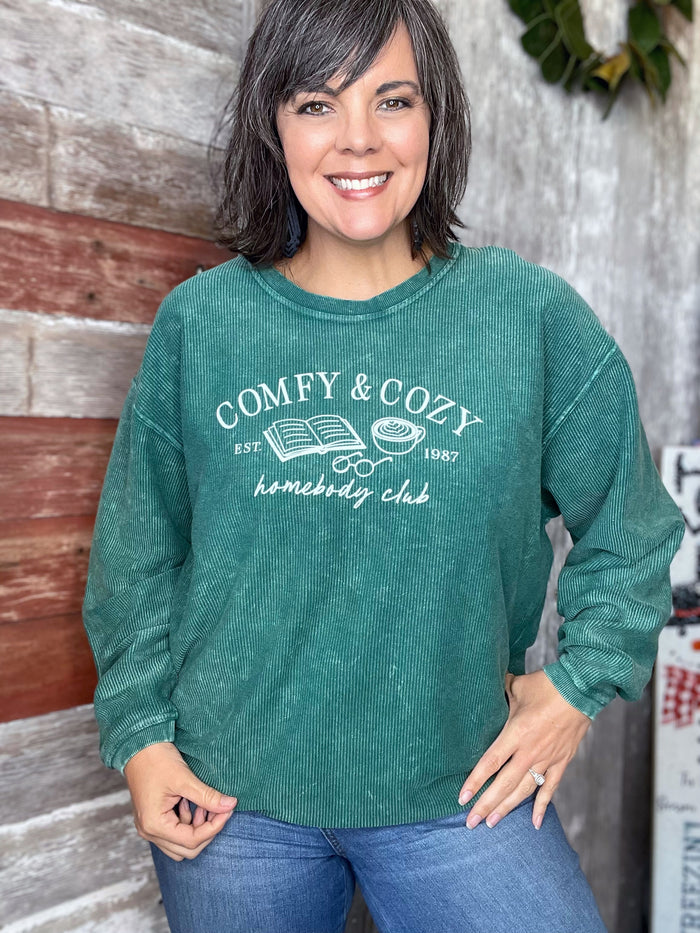 Comfy and Cozy Thermal Graphic Sweatshirt