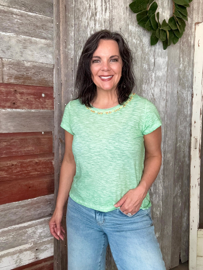 Contrast Stitch Vintage Tee