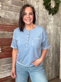 Pocket Detailed Vintage Tee