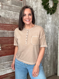 Pocket Detailed Vintage Tee