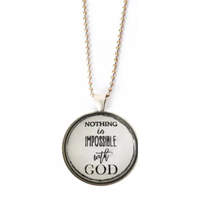 With God Pendant Necklace