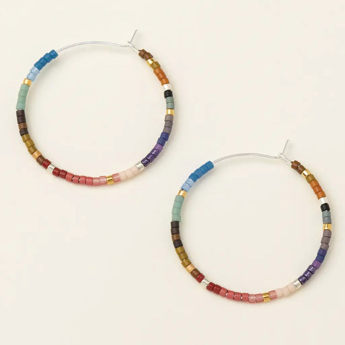 Miyuki Hoop Earring