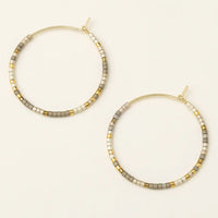 Miyuki Hoop Earring