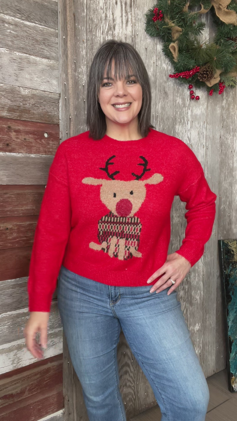 Rudolph Crewneck Sweater