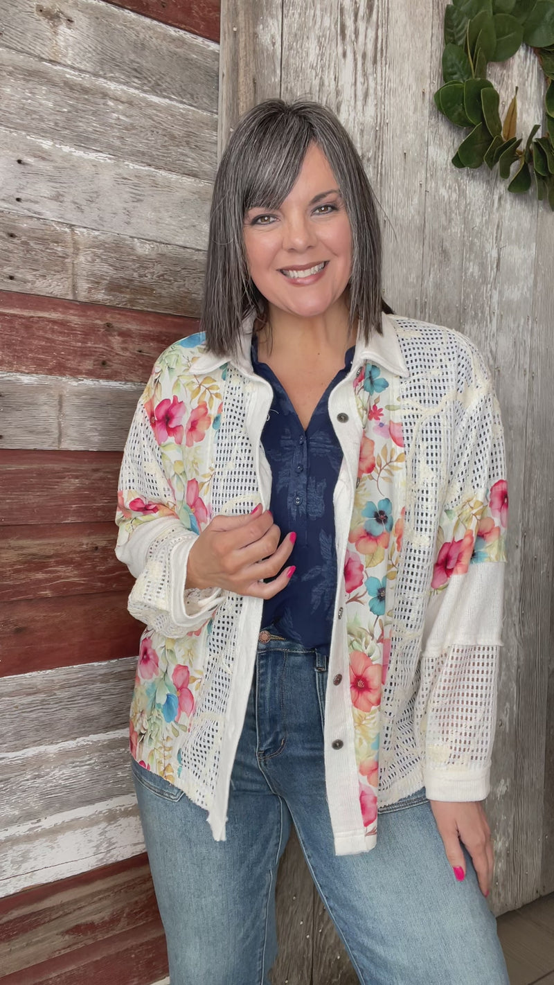 Josie Floral Button Down