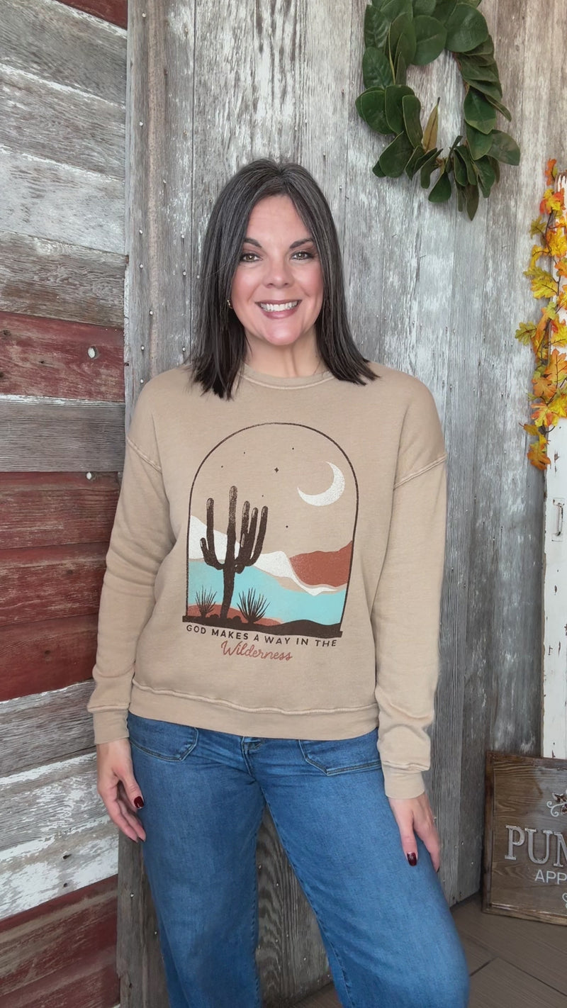 God Makes A Way Graphic Sweatshirt